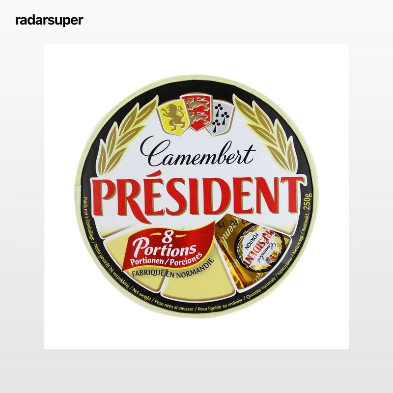PRÉSIDENT Queso en porciones Camembert PRÉSIDENT 8 uds.