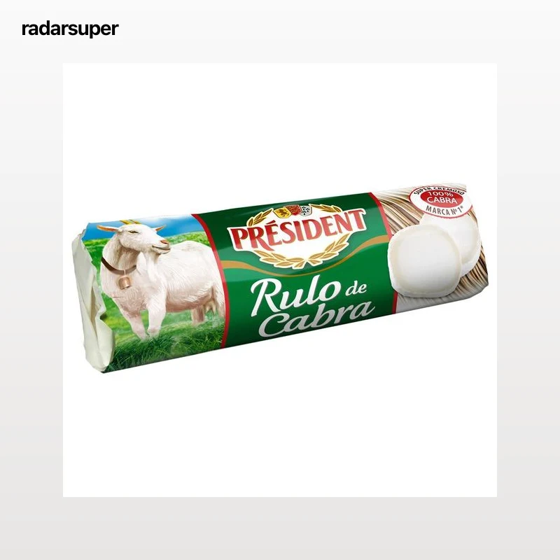 PRÉSIDENT Queso rulo cabra PRÉSIDENT 180 g.