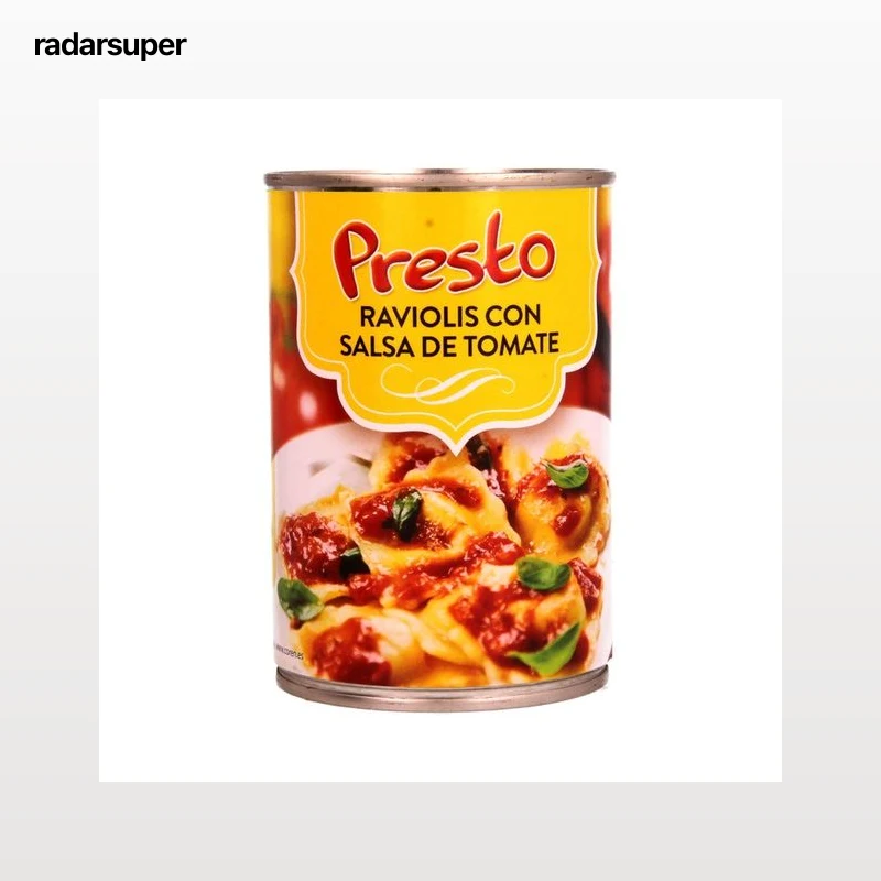 PRESTO Raviolis con salsa de tomate 420 g.