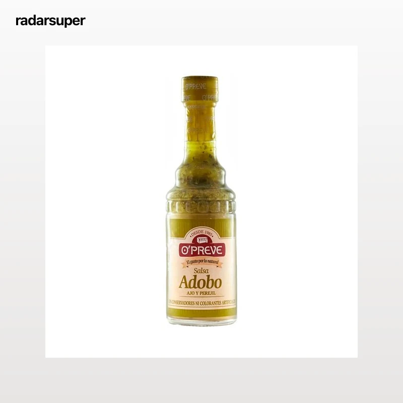 O"PREVE Salsa de adobo con ajo y perejil bote de 175 ml.