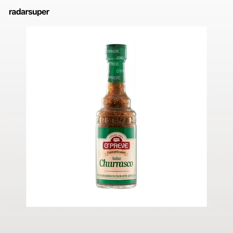 O"PREVE Salsa churrasco  botella de 175 ml.
