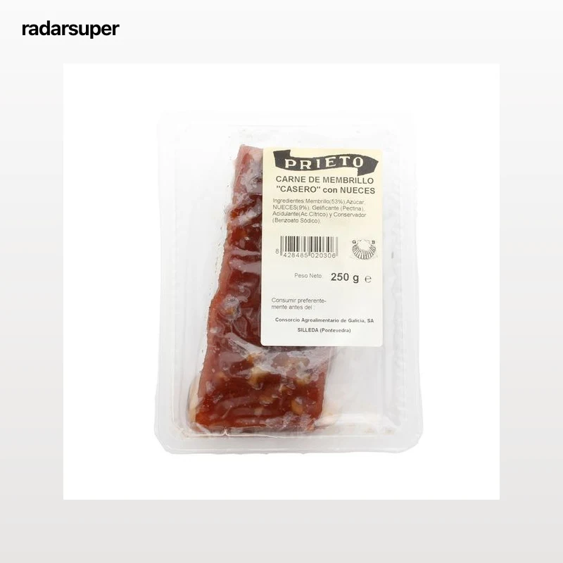 PRIETO Membrillo casero con nueces PRIETO 250 g.