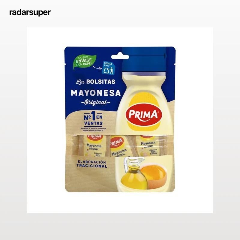 PRIMA Bolsitas de Mayonesa Original 12 uds. 12o ml.