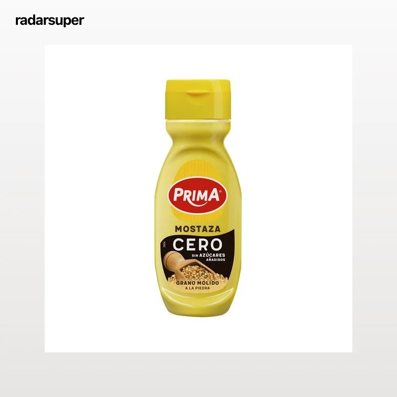 PRIMA Cero  Mostaza cero 255 gr. + 10 gr. Gratis
