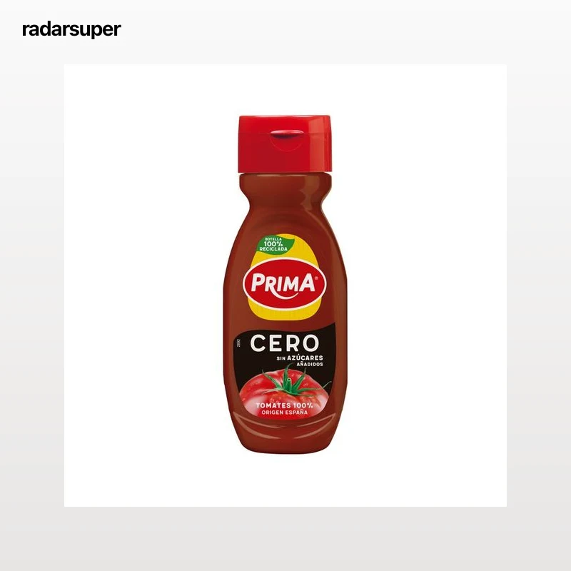 PRIMA Ketchup Cero 255 gr. + 10 gr. Gratis