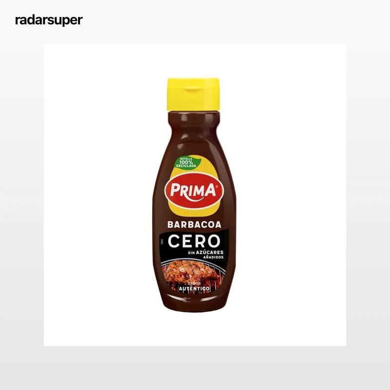PRIMA Salsa Barbacoa Cero 510 gr.