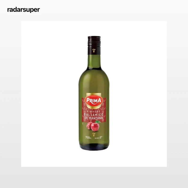 PRIMA Vinagre balsámico de manzana botella de 750 ml.