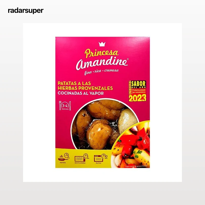 PRINCESA AMANDINE Patatas a las hierbas provenzales 450 g.