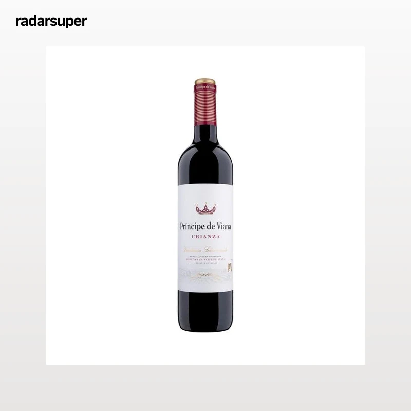 PRÍNCIPE DE VIANA Vendimia seleccionada Vino tinto crianza con D.O. Navarra botella 75 cl.