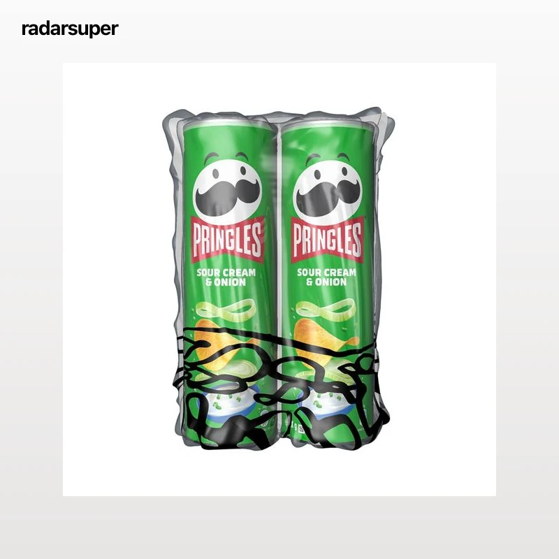 PRINGLES Sour cream & onion Patatas con forma de teja 2 x 165 g.
