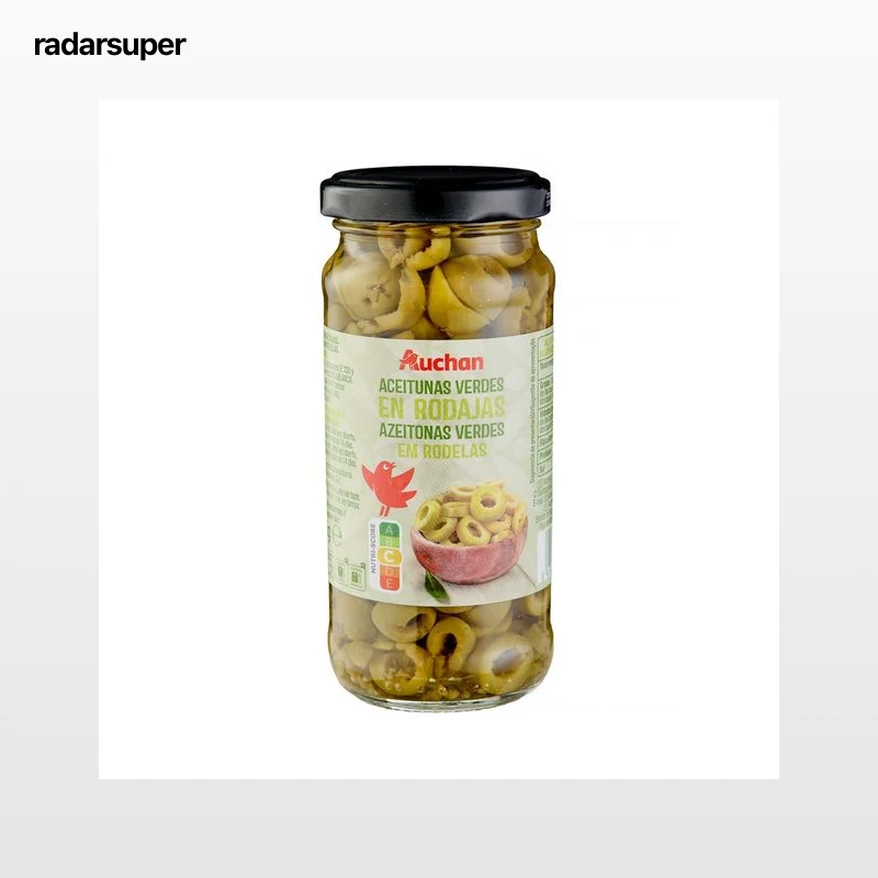 PRODUCTO ALCAMPO Aceitunas verdes en rodajas 105 g.