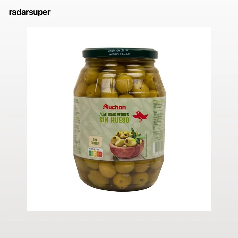 PRODUCTO ALCAMPO Aceitunas verdes sin hueso 450 g.