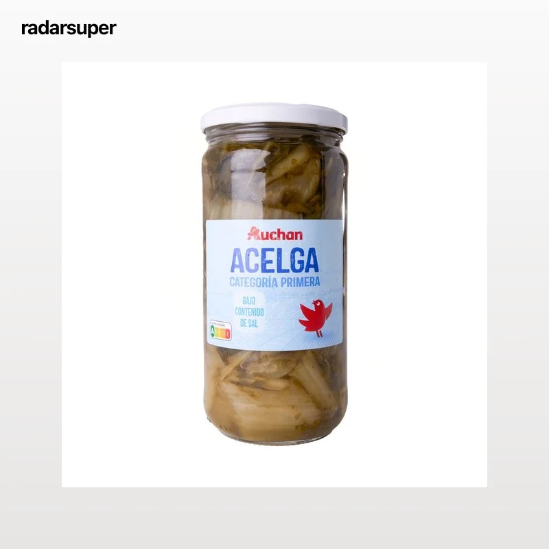 PRODUCTO ALCAMPO Acelgas contenido reducido en sal bote 425 g.