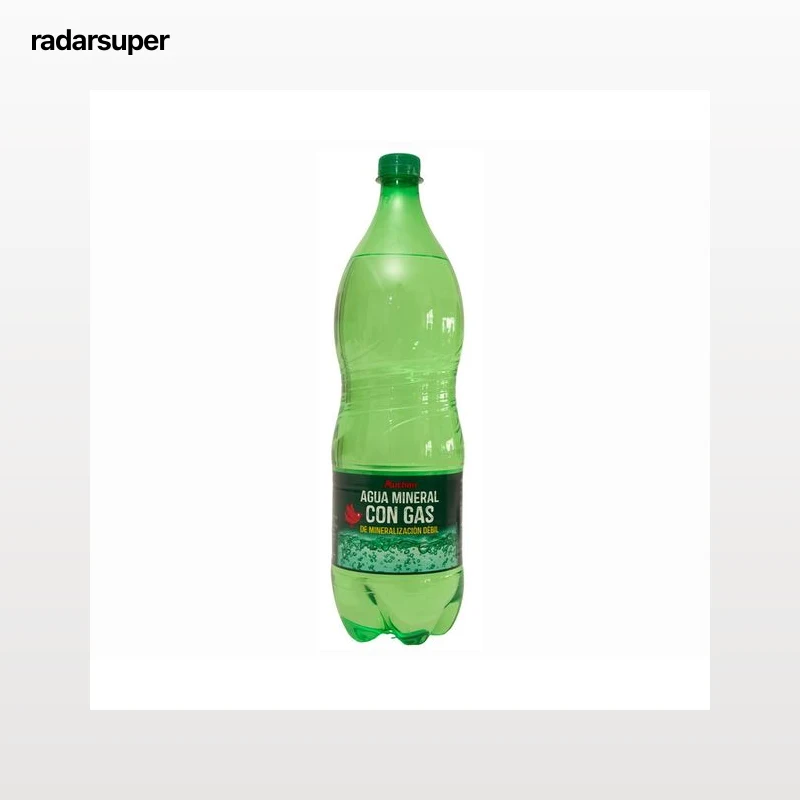 PRODUCTO ALCAMPO Agua mineral con gas de mineralización debil botella de 1,25 l.