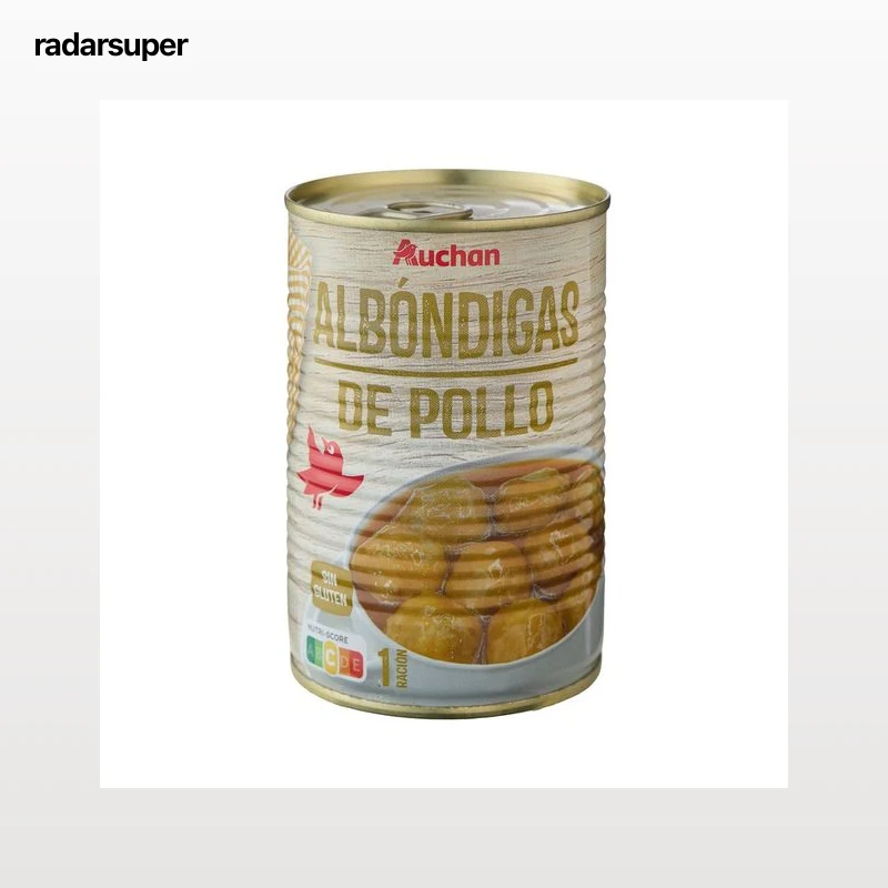 PRODUCTO ALCAMPO Albóndigas de pollo en lata 415 g.