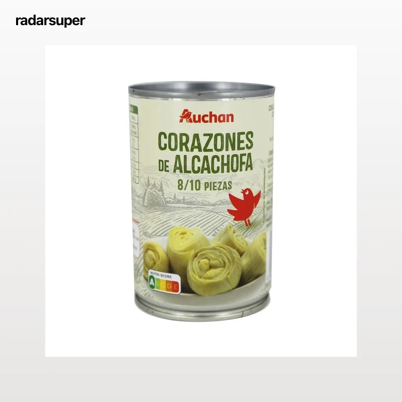 PRODUCTO ALCAMPO Alcachofas 8/10 piezas lata de 240 g.