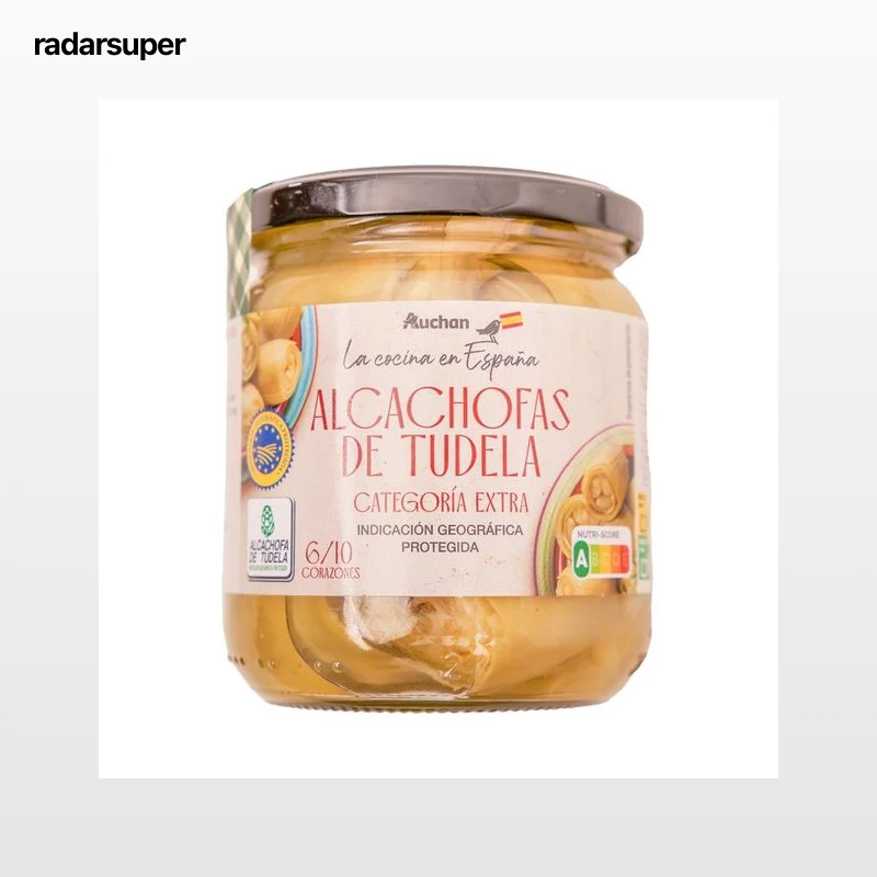 PRODUCTO ALCAMPO Alcachofas Indicación Geográfica Protegida de Tudela 6/10 corazones 345 g.
