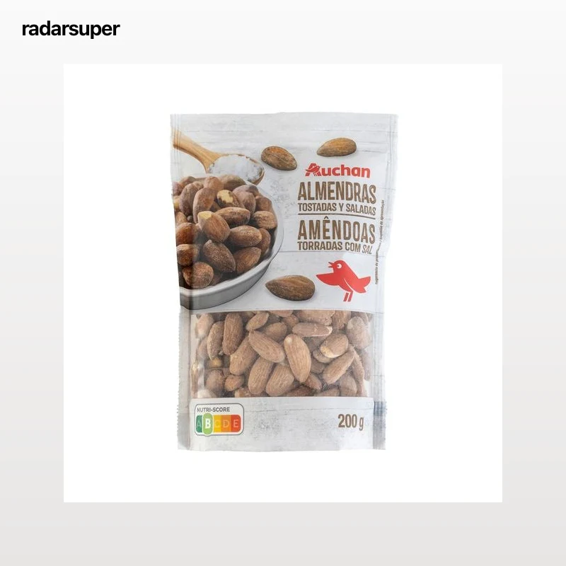 PRODUCTO ALCAMPO Almendras con piel tostadas y saladas 200 g.