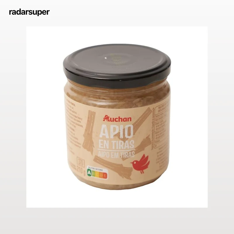 PRODUCTO ALCAMPO Apio en tiras extra frasco de 210 g.