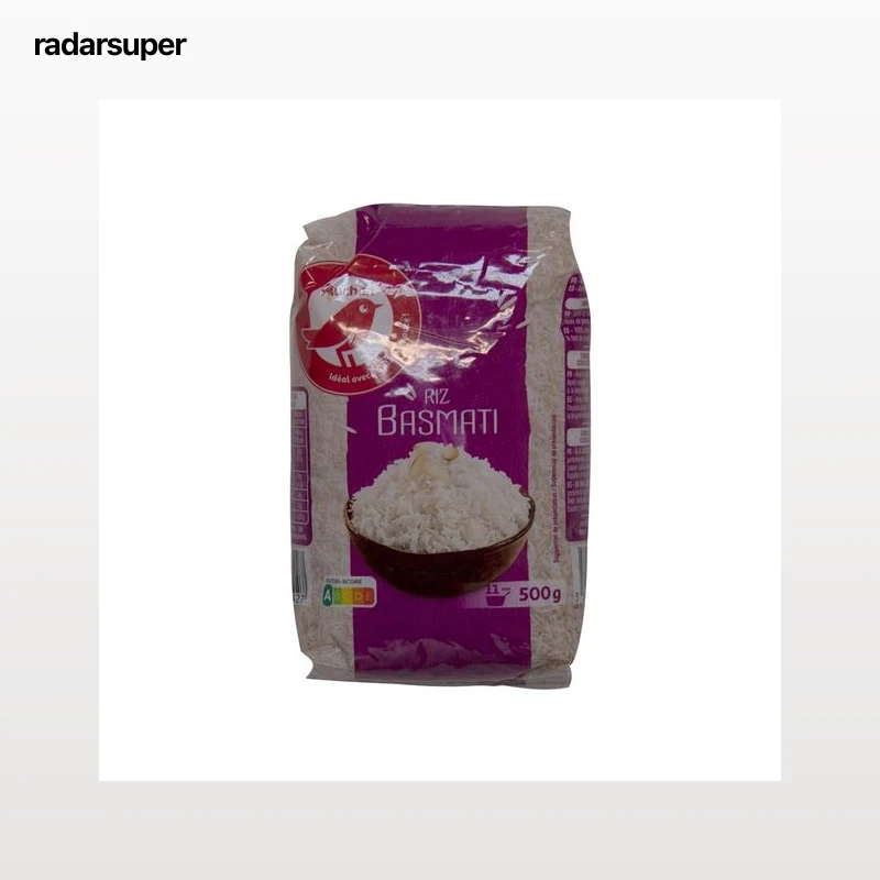 PRODUCTO ALCAMPO Arroz basmati paquete de 500 g.
