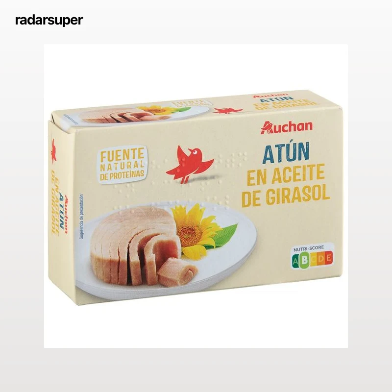 PRODUCTO ALCAMPO Atún en aceite vegetal lata de 143 g