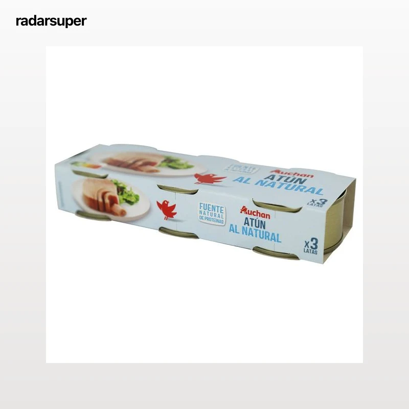 PRODUCTO ALCAMPO Atún al natural pack 3 uds. x 56 g.