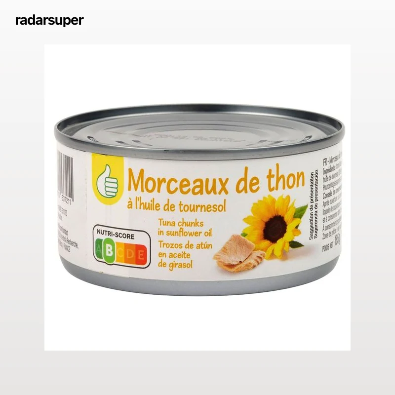 PRODUCTO ALCAMPO Atún en trozos en aceite de girasol auchan economico lata130g