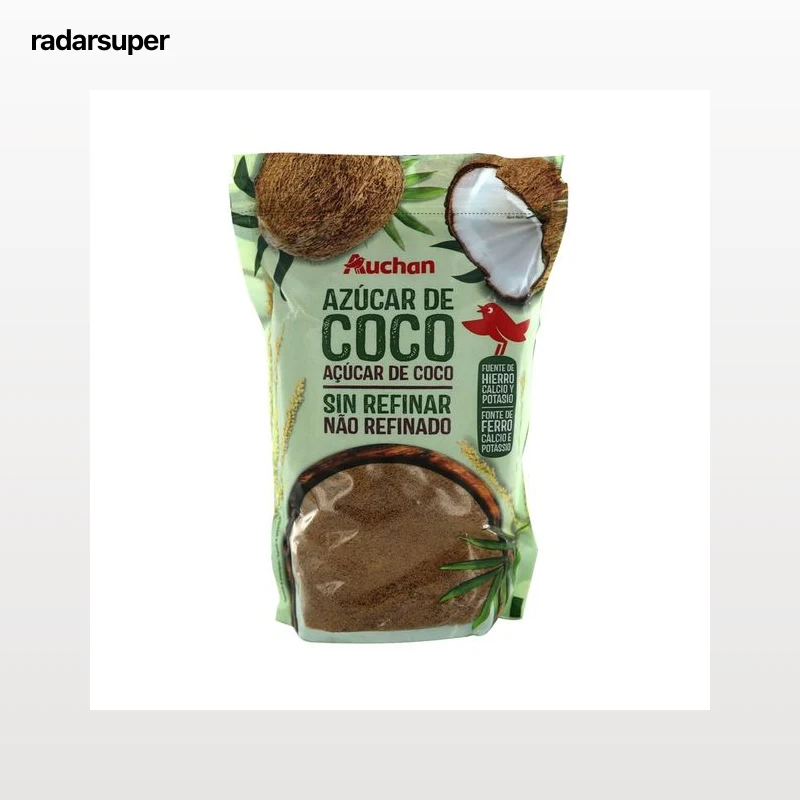 PRODUCTO ALCAMPO Azúcar de coco sin refinar 500 g.