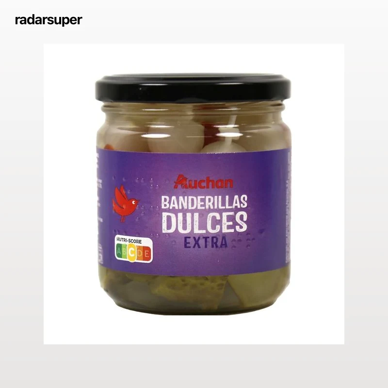PRODUCTO ALCAMPO Banderillas dulces extra frasco de 160 g.