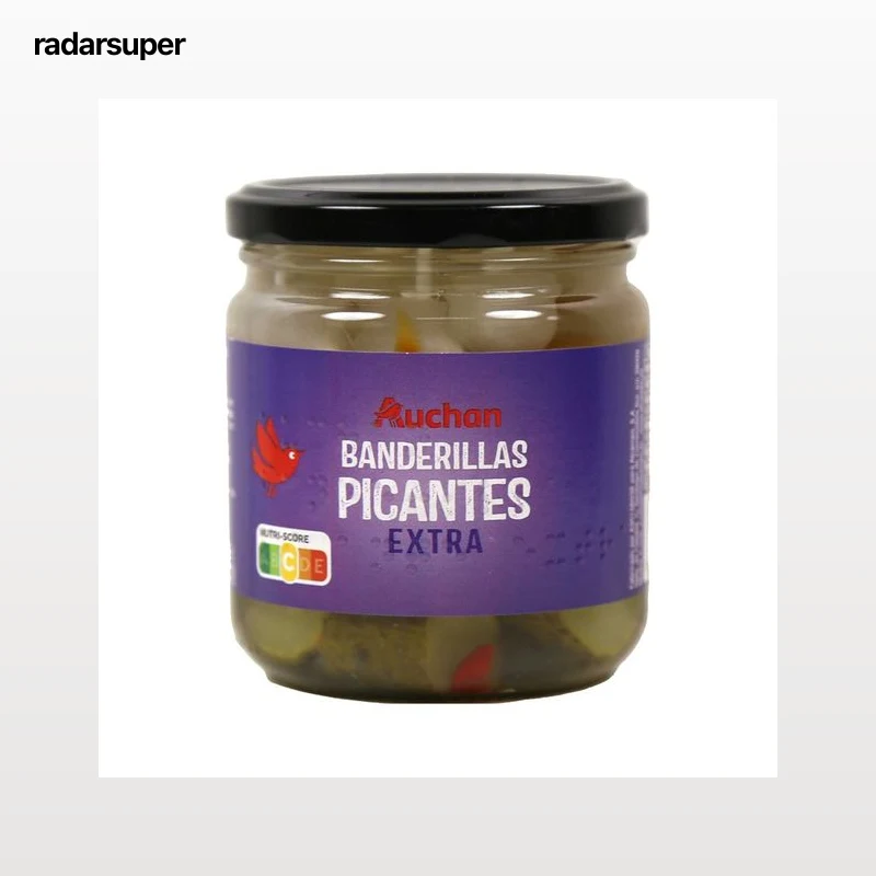 PRODUCTO ALCAMPO Banderillas picantes extra frasco de 160 g.