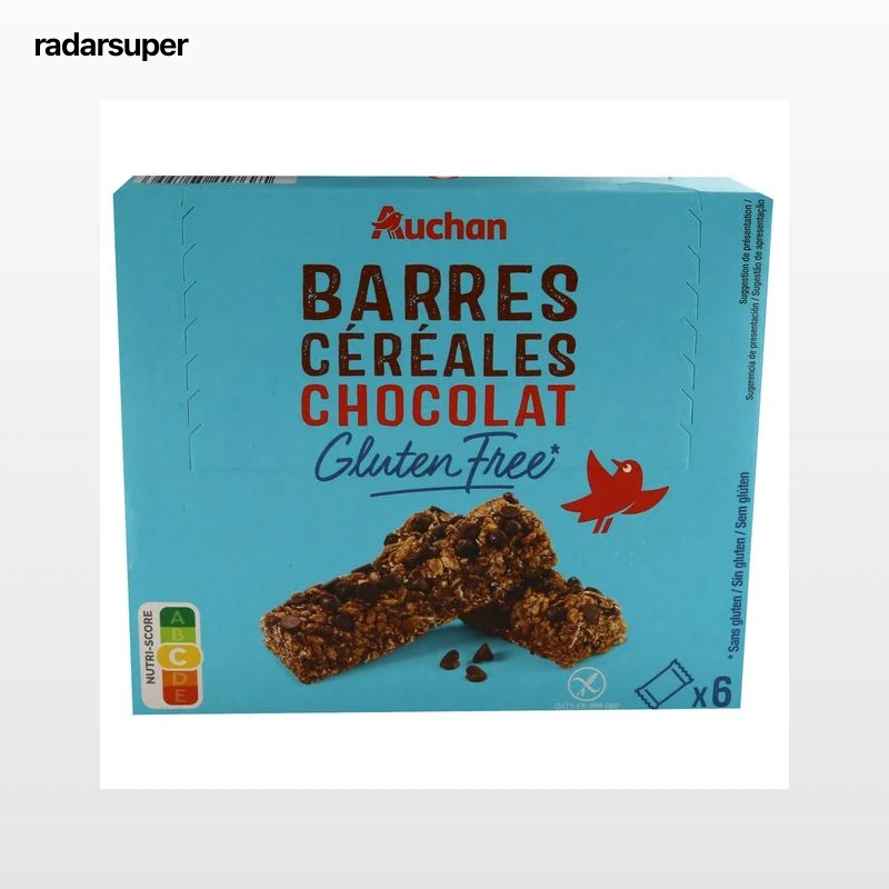 PRODUCTO ALCAMPO Barrita de cereales con chocolate sin gluten PRODUCTO ALCAMPO 138 gr.
