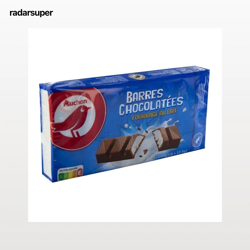 PRODUCTO ALCAMPO Barritas de chocolate con leche 16 uds. 12 ,5 g