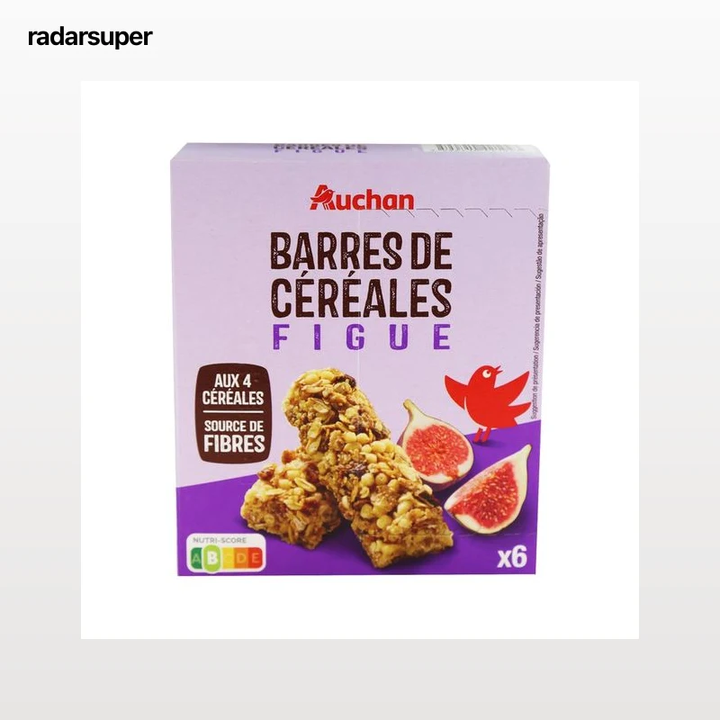PRODUCTO ALCAMPO Barrtidas de cereales con higo PRODUCTO ALCAMPO CROUSTY 6 uds. x 21 g.