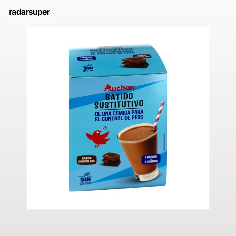 PRODUCTO ALCAMPO Batido sustitutivo de una comida con sabor chocolate 9 x 30 g.