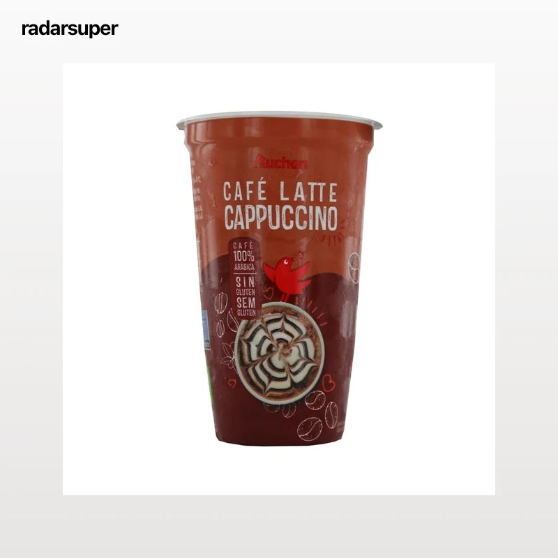 PRODUCTO ALCAMPO Bebida de café 100% arábica con leche y un toque de cacao (cappuccino) 250 ml.