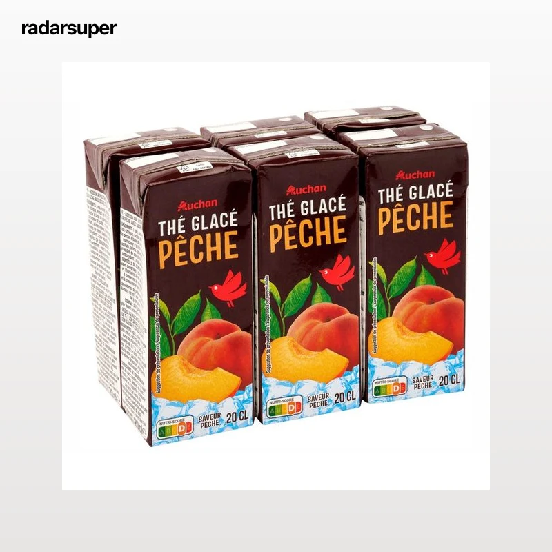 PRODUCTO ALCAMPO Bebida té melocotón pack 6 x 20 cl.