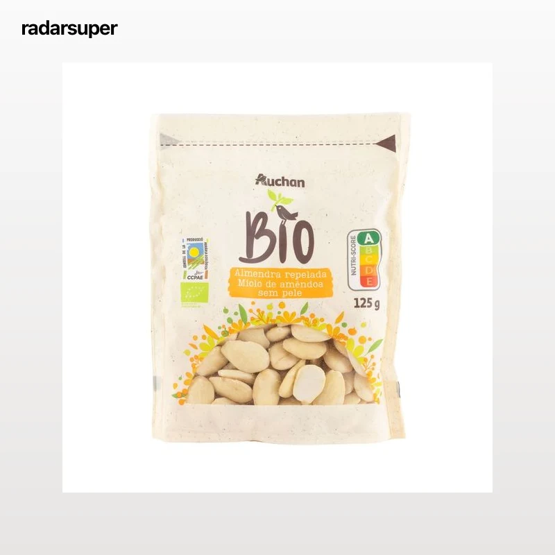 PRODUCTO ALCAMPO Bio Almendras crudas sin piel ecológicas 125 g.