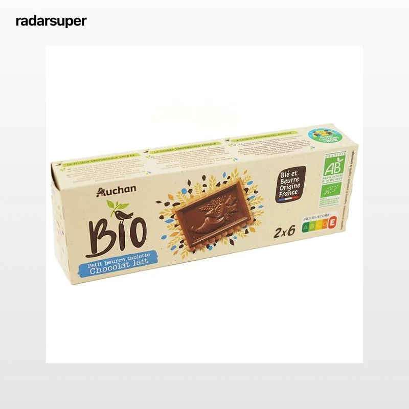 PRODUCTO ALCAMPO Bio Galletas de mantequilla con chocolate con leche ecologico 150 g.