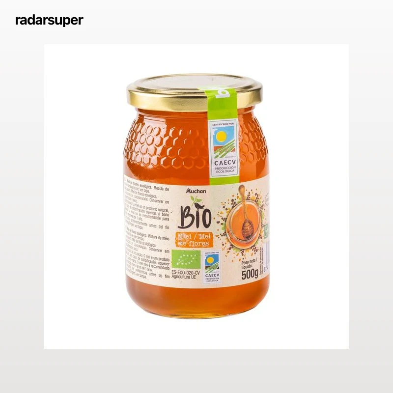 PRODUCTO ALCAMPO Bio Miel de flores ecológica bote 500 g.