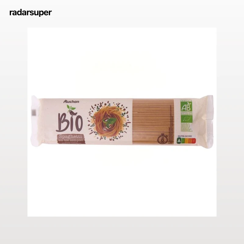 PRODUCTO ALCAMPO Bio Spaghetti de trigo integral ecológico 500 g.
