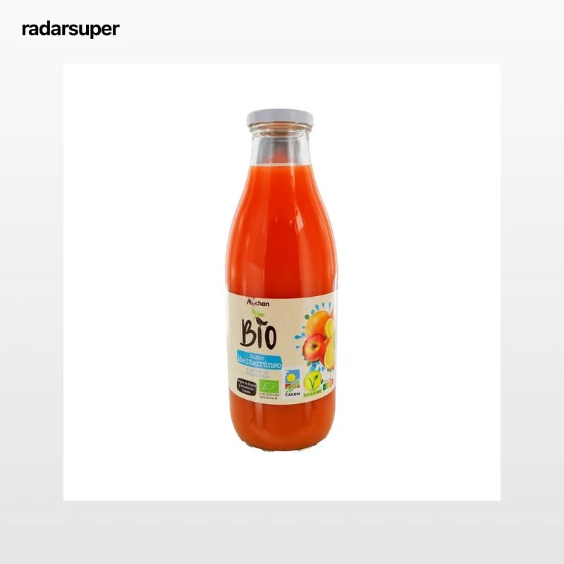 PRODUCTO ALCAMPO Bio Zumo de frutas mediterráneas y zanahoria procedentes de agricultura ecológica bote 1 l.