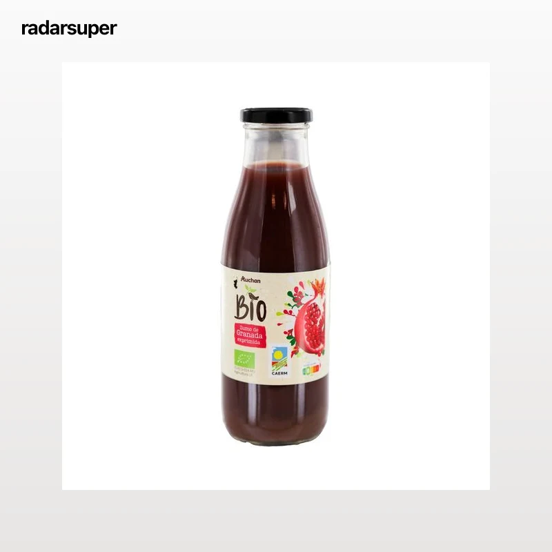 PRODUCTO ALCAMPO Bio Zumo de granada exprimida procedente de agricultura ecológica bote 75 cl.
