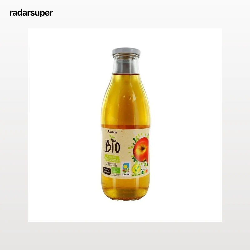 PRODUCTO ALCAMPO Bio Zumo de manzana roja procedente de agricultura ecológica bote 1 l.