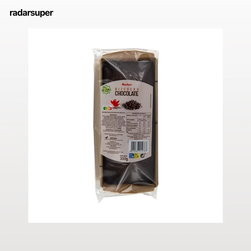 PRODUCTO ALCAMPO Bizcocho de chocolate con pepitas chocolate 300 g.