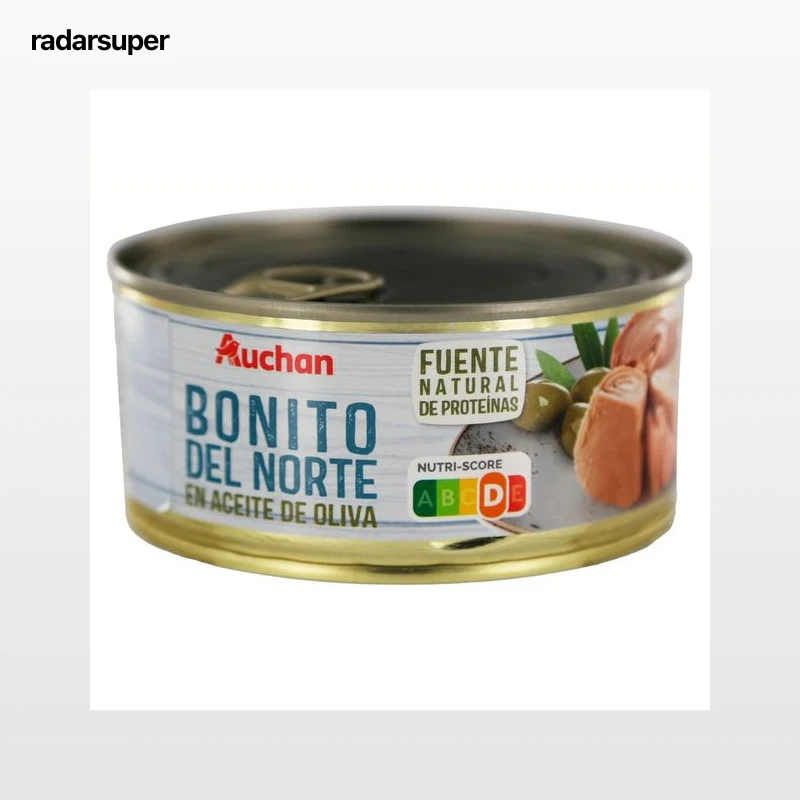 PRODUCTO ALCAMPO Bonito del norte en aceite de oliva lata de 190 g.