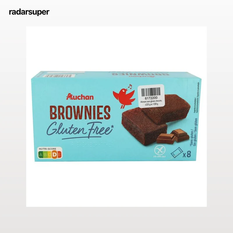 PRODUCTO ALCAMPO Brownies sin gluten 8 uds. 240 g.