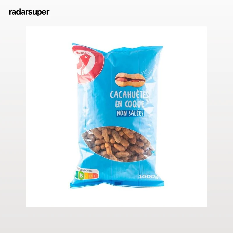 PRODUCTO ALCAMPO Cacahuetes con cáscara tostados sin sal 1 kg.