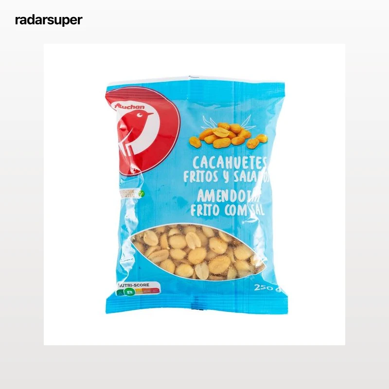 PRODUCTO ALCAMPO Cacahuetes fritos y salados salados 250 g.