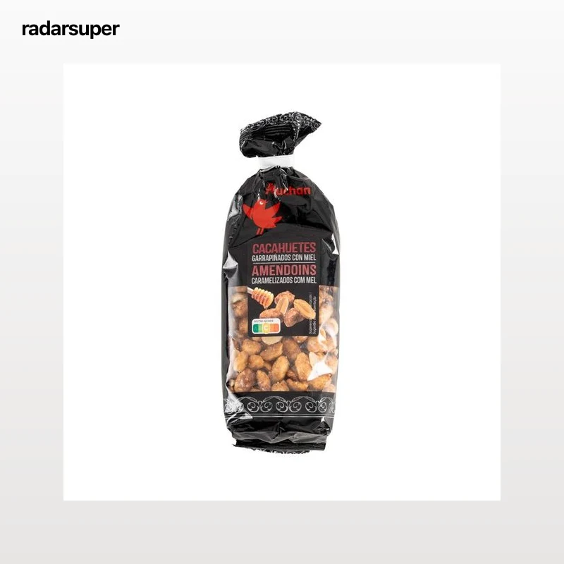 PRODUCTO ALCAMPO Cacahuetes con miel 200 g.