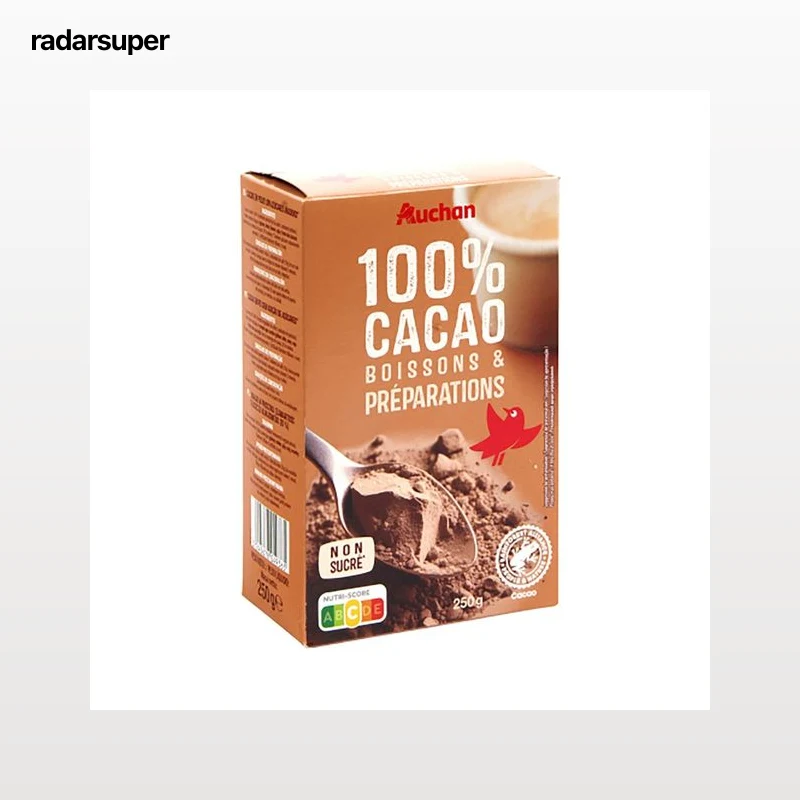 PRODUCTO ALCAMPO Cacao en polvo puro 100 % cacao 250 g.